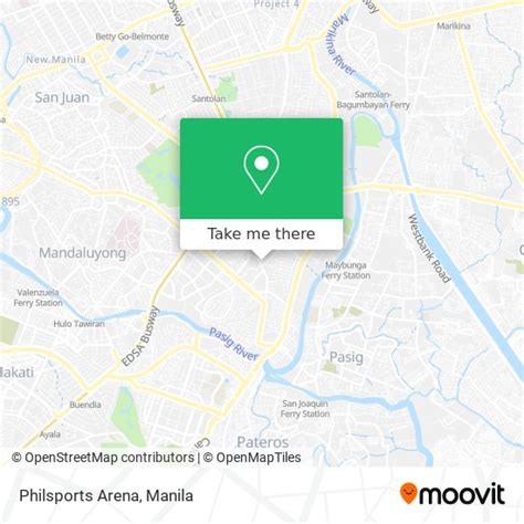 How to get to Philsports Arena in Pasig City by bus or .